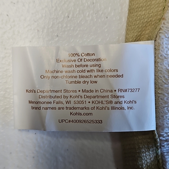 Sonoma/Croft & Barrow Hand Towels - Picture 8 of 8